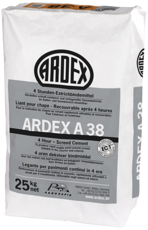 4 stundu cements ARDEX A 38